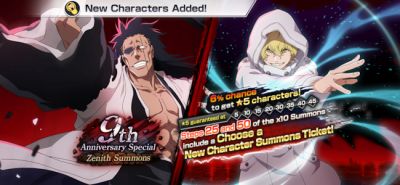 Bleach: Brave Souls Celebrates 9th Anniversary with Special Summons and Campaigns