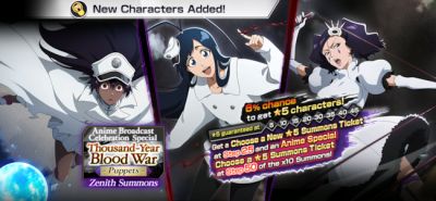 Bleach: Brave Souls - Thousand-Year Blood War Zenith Summons: Puppets