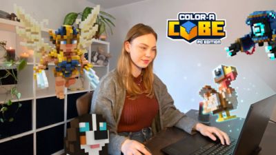Demo Launch of Color-A-Cube: A Relaxing Voxel Painting Game with Infinite Creative Possibilities