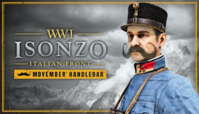 Isonzo Players Can Sport Movember Handlebar Moustache for Charity