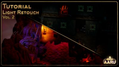 Lighting Revamp Transforms The Book of Aaru's Tutorial - Before & After Comparison