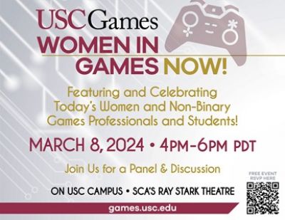 USC Games Celebrates Women in Games NOW